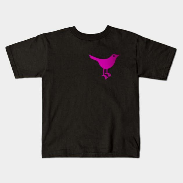 Original Twitter Bird Kids T-Shirt by simonox